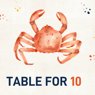 14th Annual Crab Feast Tickets (Table of 10)