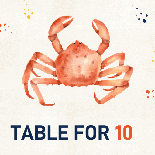 14th Annual Crab Feast Tickets (Table of 10)